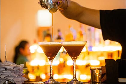 Cocktails at Pavilion Surf Club