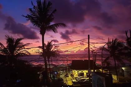 Sunset dining