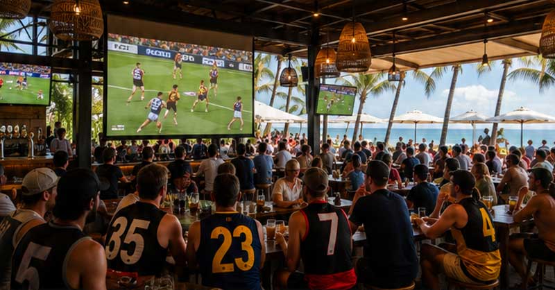 Where to Watch AFL in Bali: Live and Loud at Pavilion Surf Club at Pavilion Surf Club